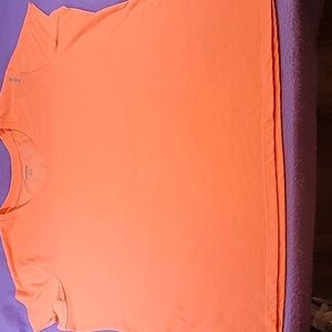 0771. NWOTs ~ Reebok ~ Safety Orange ~ V-neck ~ 2XL ~ T-shirt